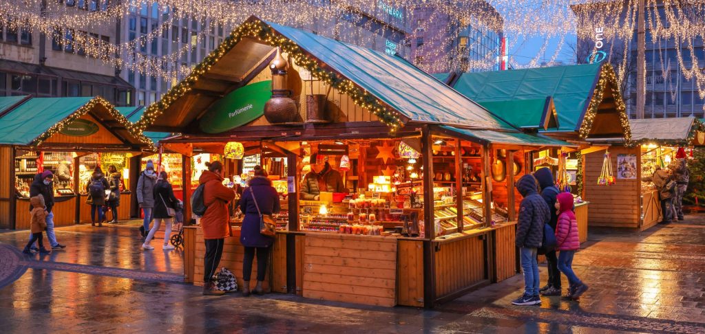Unter 2-G-Bedingungen: Weihnachtsmarkt in Essen